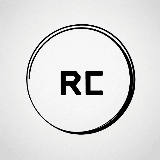AI generated: simple logo design combine human and R Font, Happy, Tokyo