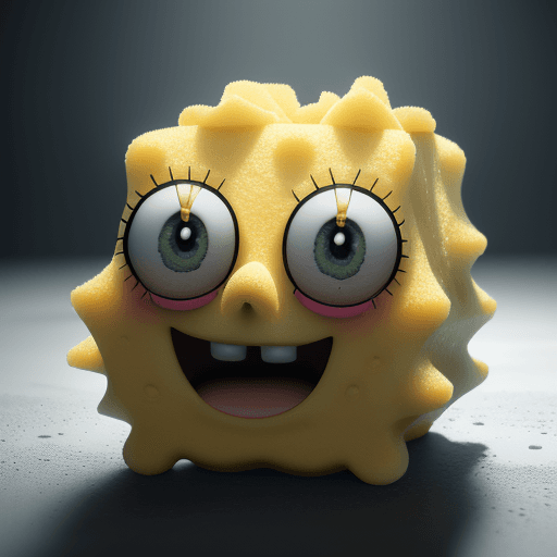 AI generated: sponge bob, 8k,raw photo,best quality, octane render, masterpiece (photorealistic:1.2), professional...