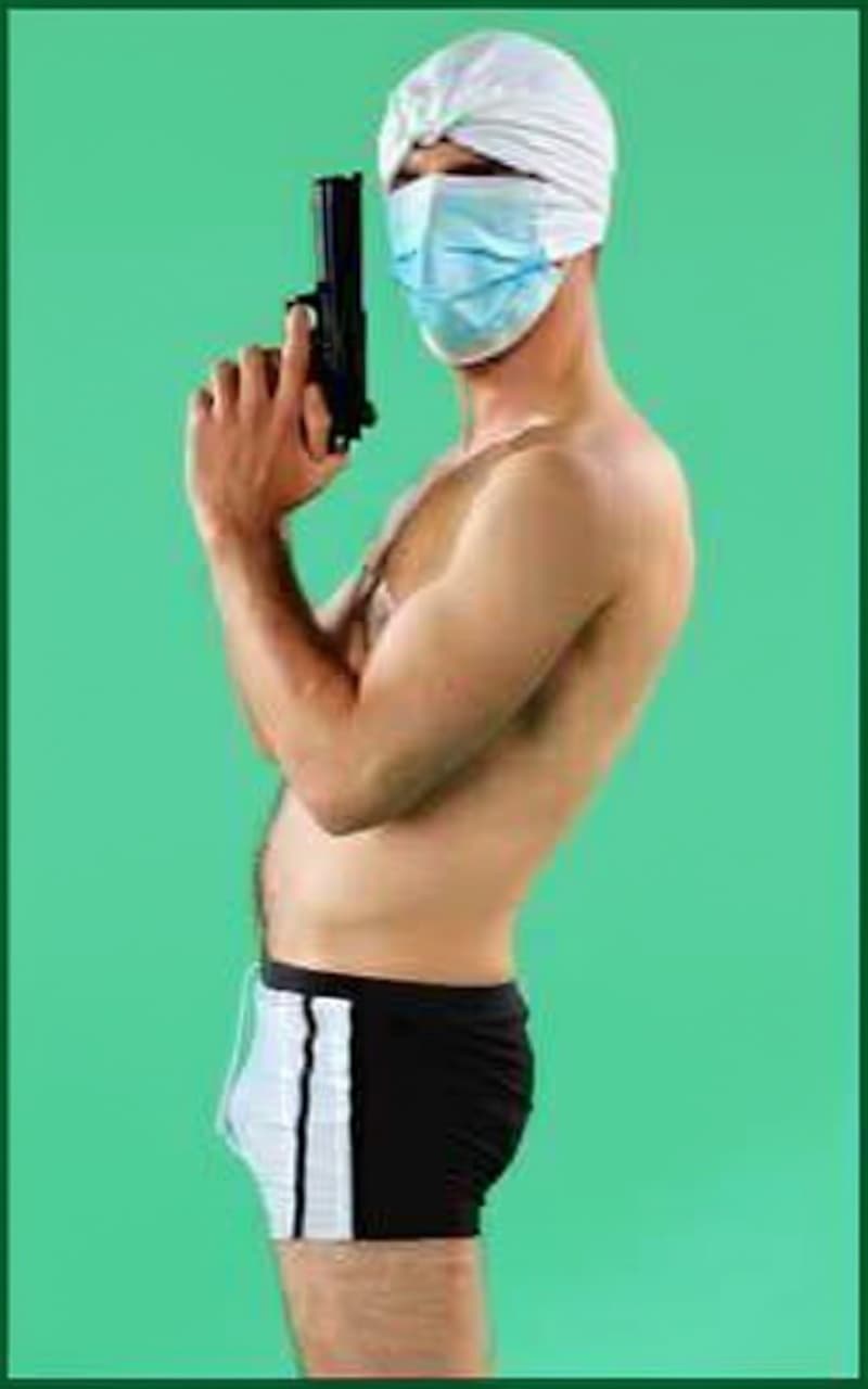 AI generated: Can you put object out of second photo into first photo into man’s hands with out changing his face ...