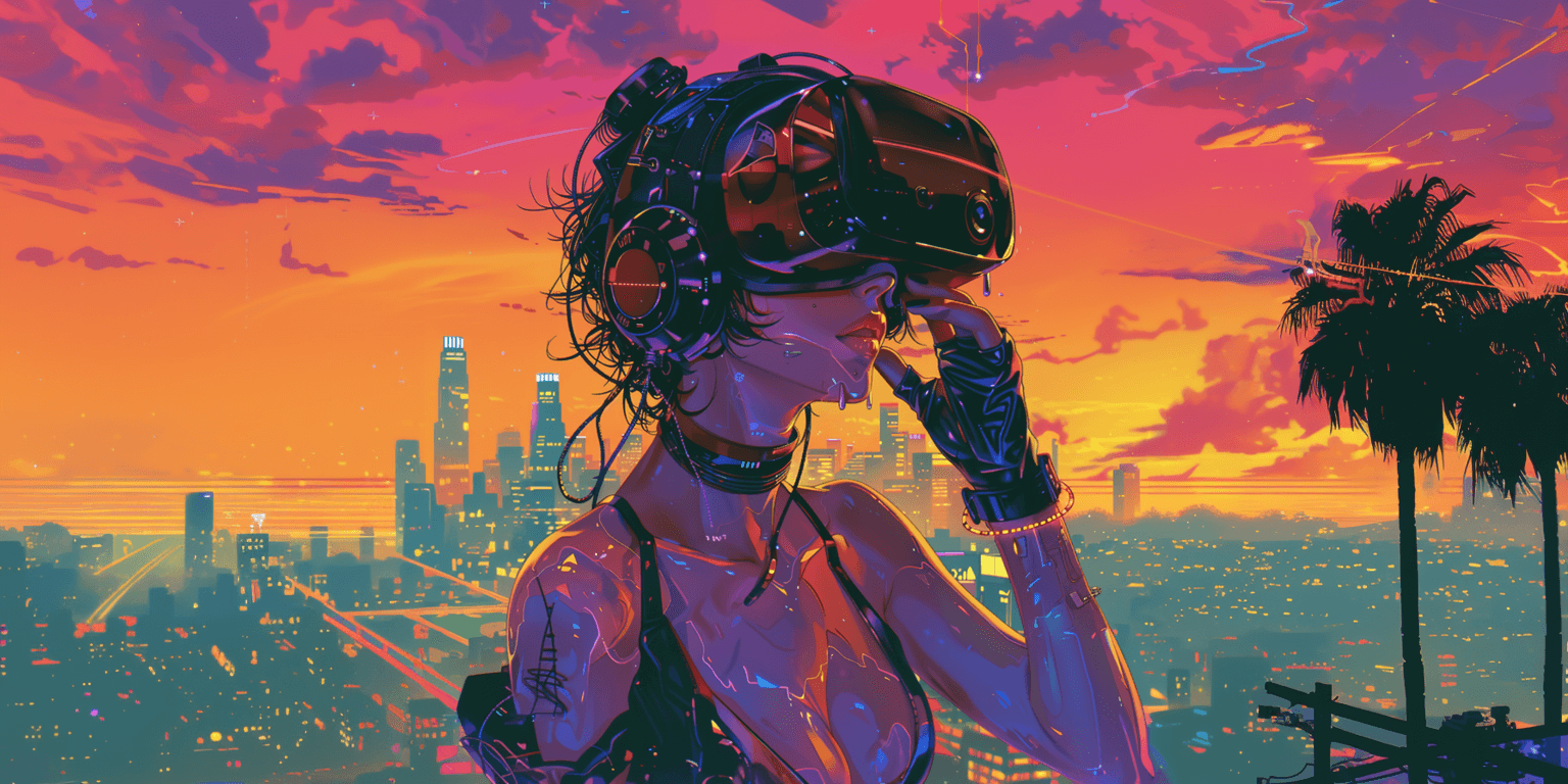 AI generated: Los Angeles beyond....