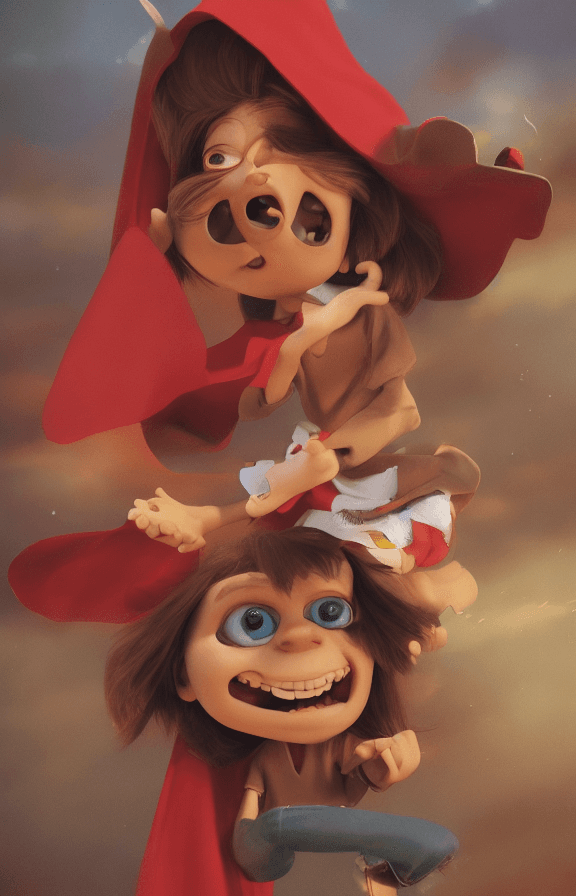 AI generated: 
An image of a happy cartoon boy, Pixar style, 7 years old, perfect composition, brown hair and brow...