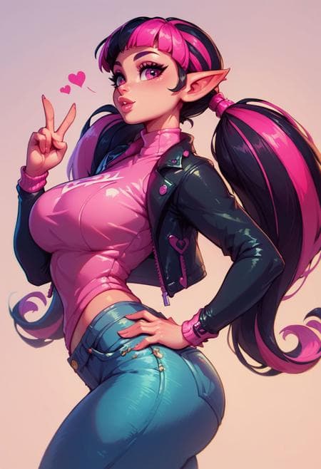 Draculaura v2: Fangtastic Fashion (Monster High) [Illustrious & Pony]