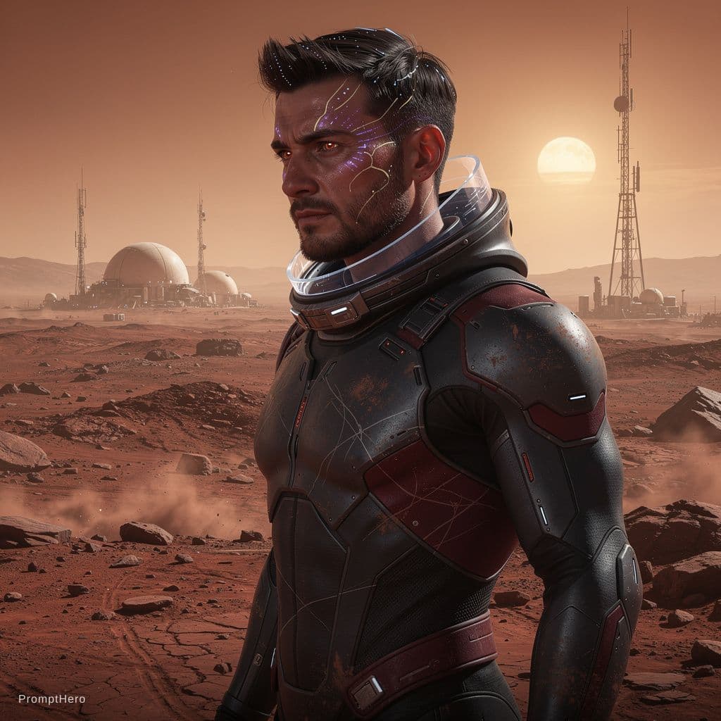 AI generated: A man from mars 