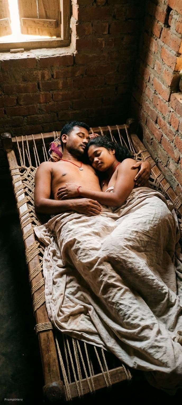 AI generated: Couple in bed full Naket
