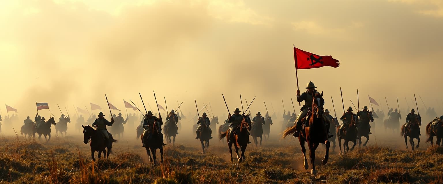AI generated: You'll take my life, but I'll take yours too
You'll fire your musket, but I'll run you through
So wh...
