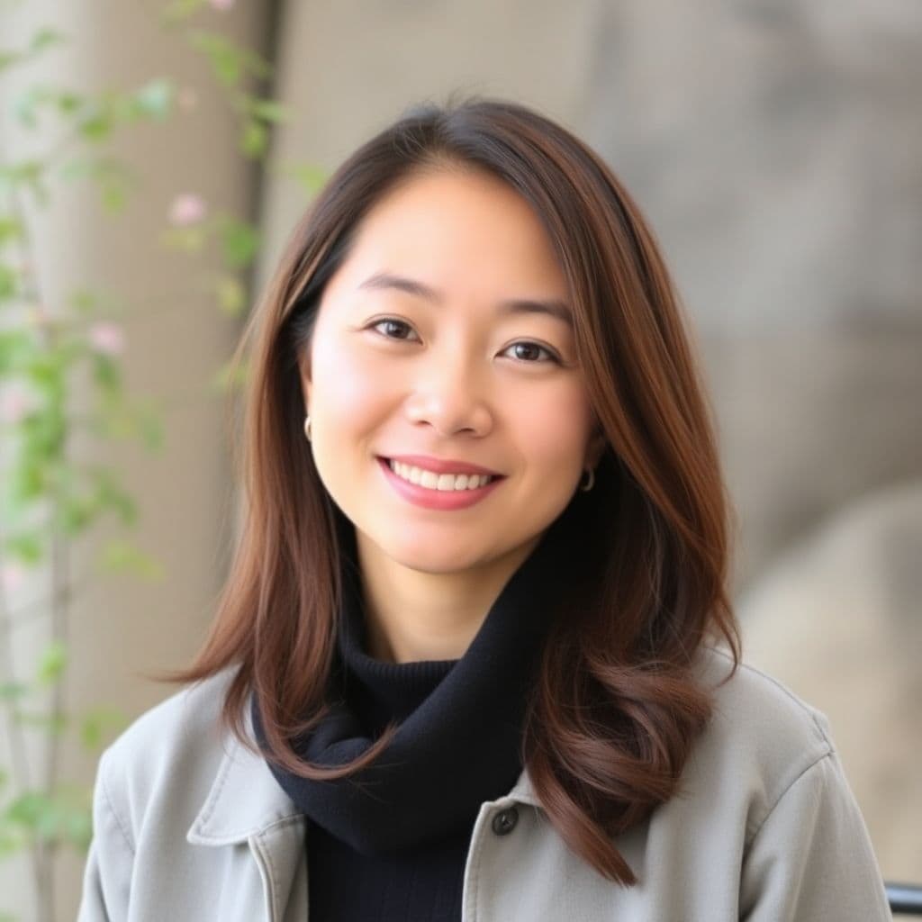 AI generated: 48 year old, Female, Chinese, 5'3" 185 lbs.