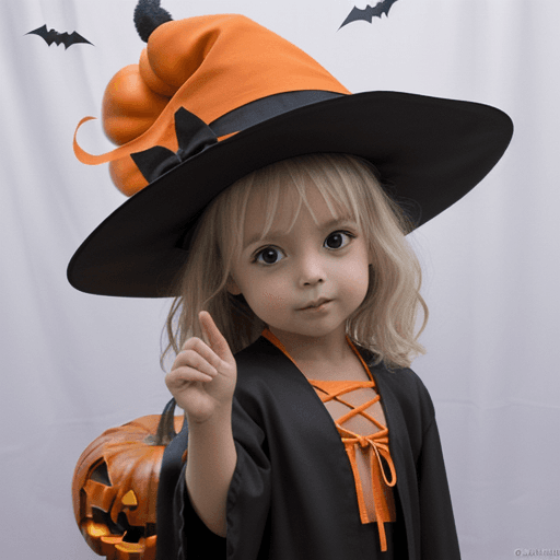 AI generated: IMAGEN PARA COLOREAR NIÑOS HALLOWEEN
