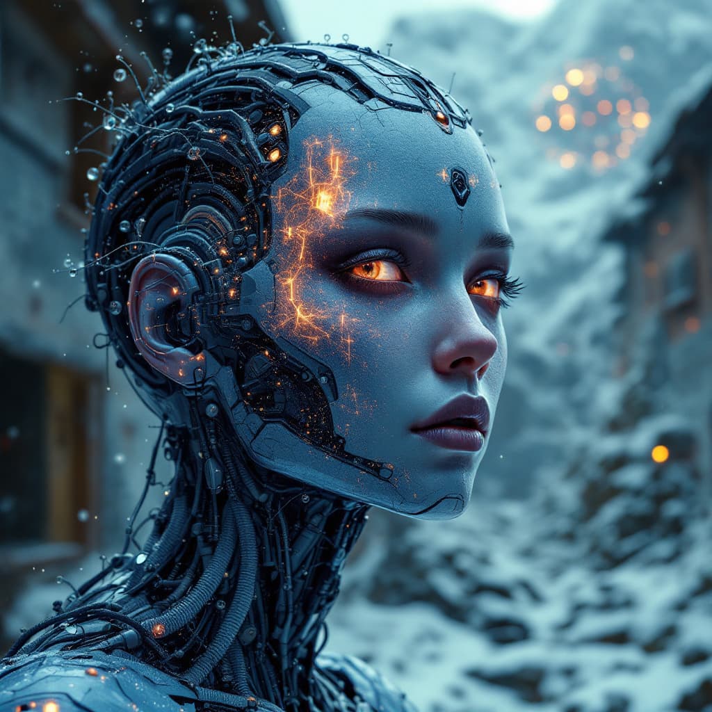 AI generated: Hyper realistic . surreal and trippy, very artistic that only AI can think up. Highly detailed.