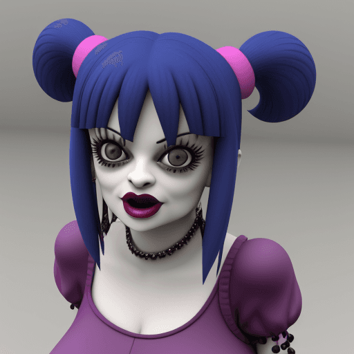 AI generated: Nina Hagen 3d rebder