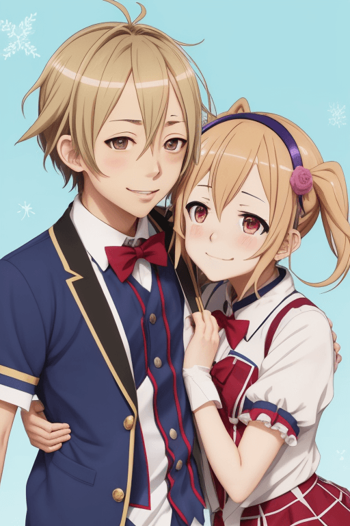 AI generated: Tomoya mashiro from Ensemble Stars and Nazuna Nito from Ensemble Stars their making love