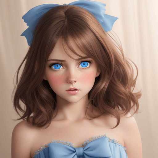 AI generated: Hyper realistic, cute, comely, young, shy, female, television celebrity, brown hair, l, medium hair,...