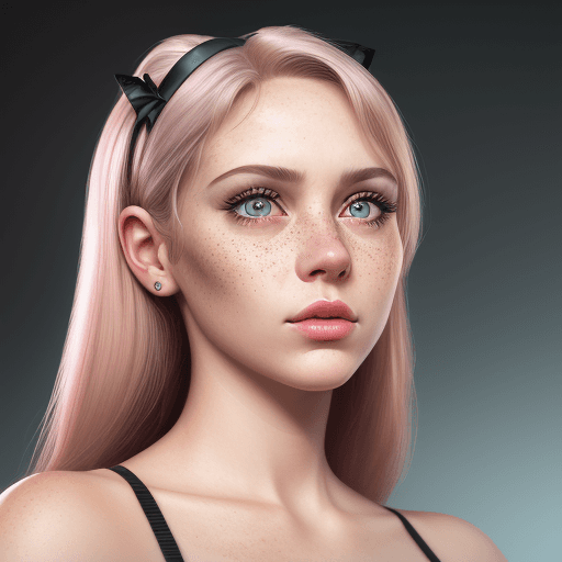AI generated: hyperrealistic photo of a woman, in the style of pop-inspired realism, blink-and-you-miss-it detail,...