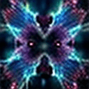 AI generated: The neural network has created a unique design that looks like a flower made of crystals that change...