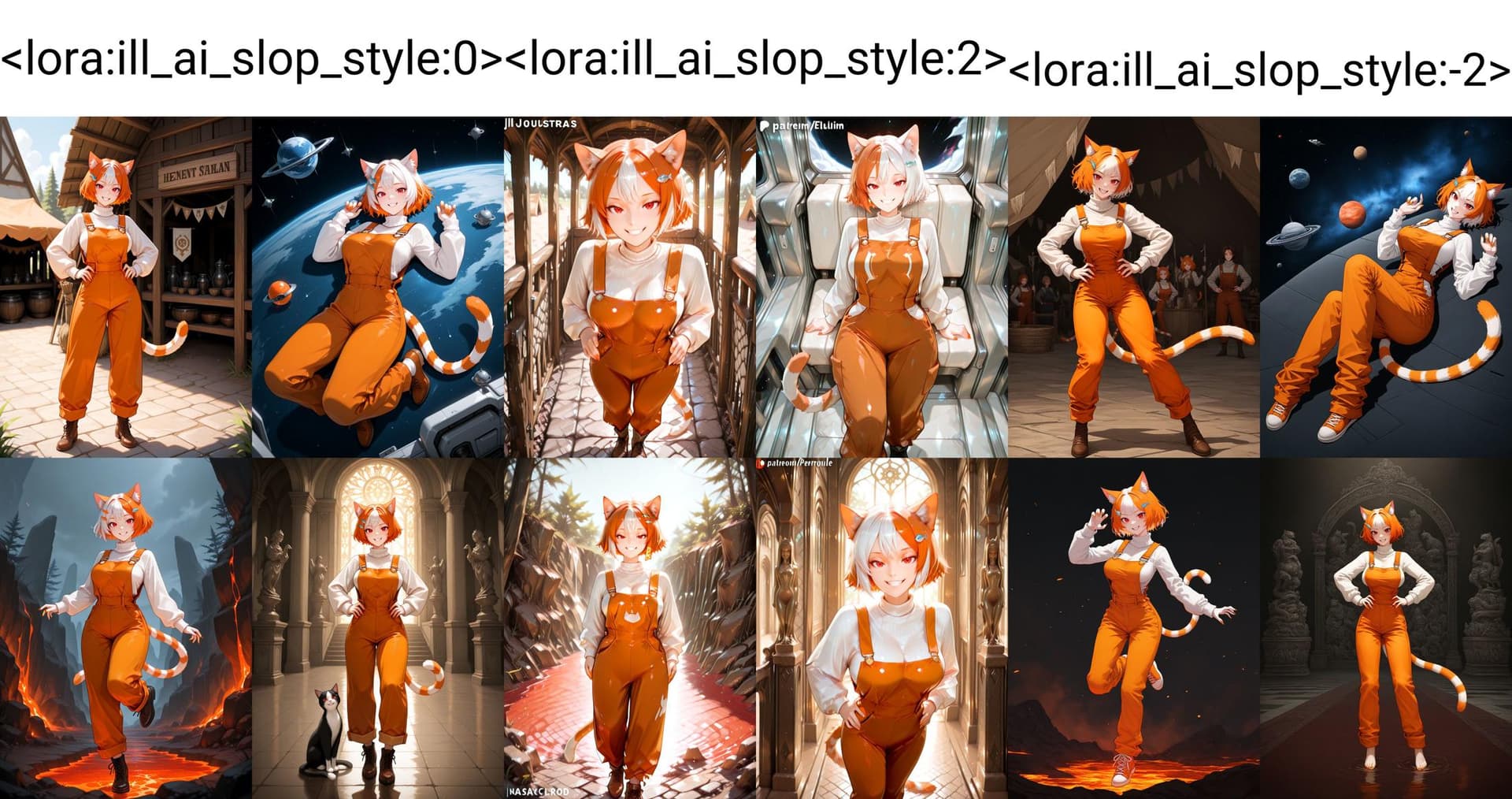 Slopslayer Lora - shiny horrible average ai style to put in negatives