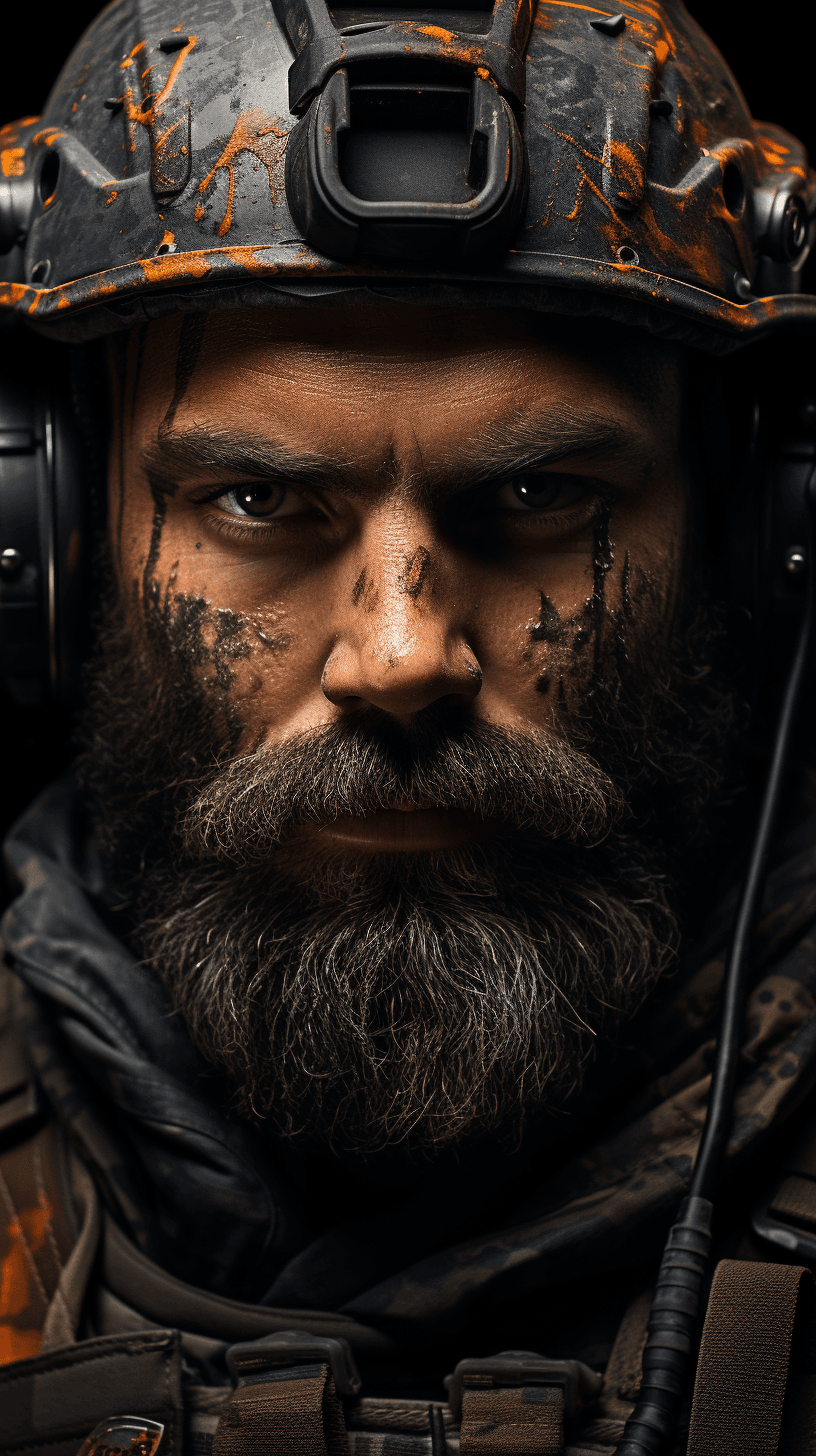 AI generated: call of duty black ops 1 ps3, in the style of rtx on, incoherents, raw, confrontational figures, mil...