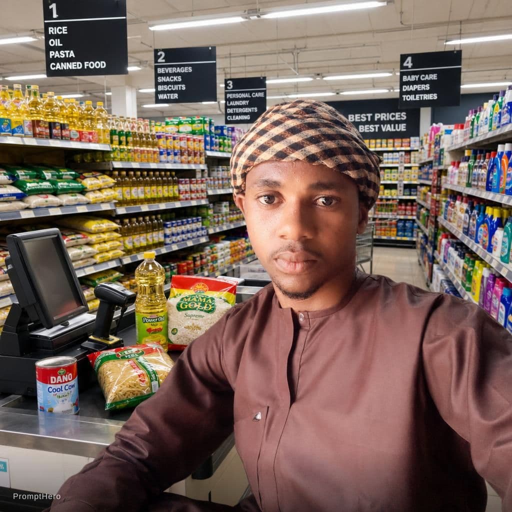 AI generated: Super market