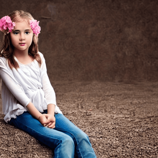 AI generated: A LITTLE GIRL ,10 YEERS OLD,FULL BODY,LOOK LIKE AN ANGEL,BEAUTIFUL