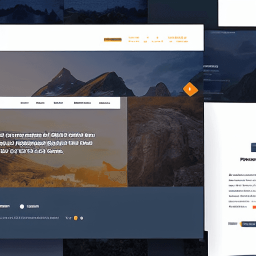 AI generated: ui/ux, design, web site