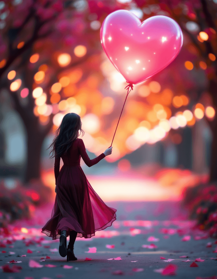 AI generated: A whimsical scene of a hyper realistic, ultra-detailed digital artwork of a gothic woman holding a g...