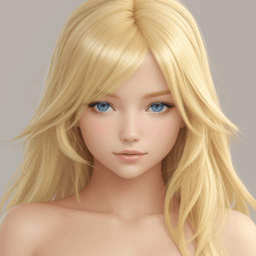 AI generated: Blonde goddess girl 