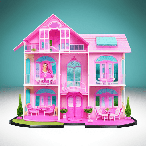 AI generated: Barbie Dream House