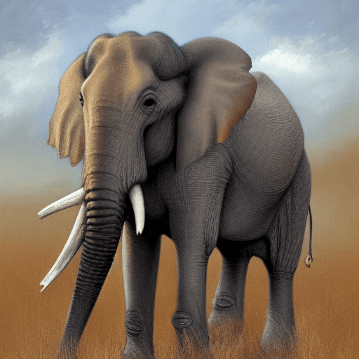 AI generated: ELEPHANT IN ARMOR