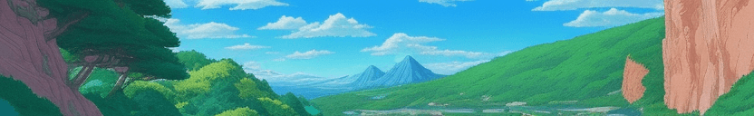 AI generated: aesthetic landscape picture anime, Ghibli, detailed, vibrant colors, HDR,~*~Enhance~*~, ~*~Ghibli~*~