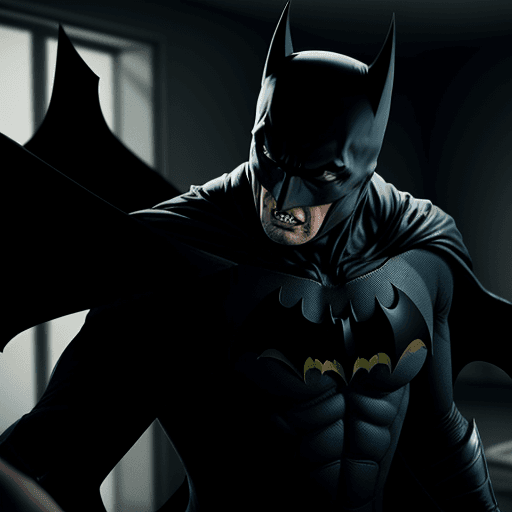 AI generated: Psycho batman fight with mental doctor in mental hospital,4k, ulra hd 