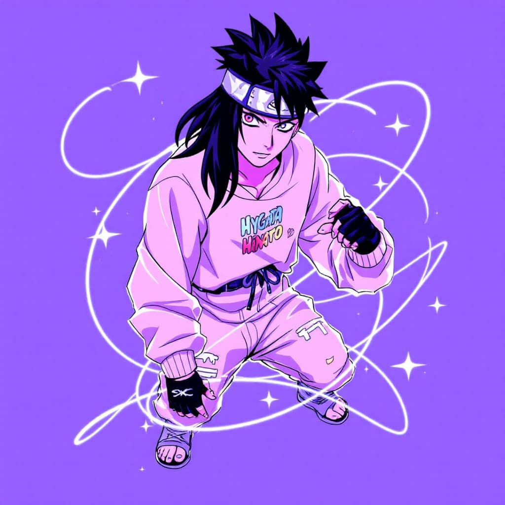 AI generated: Shexyo style hinata hyuga