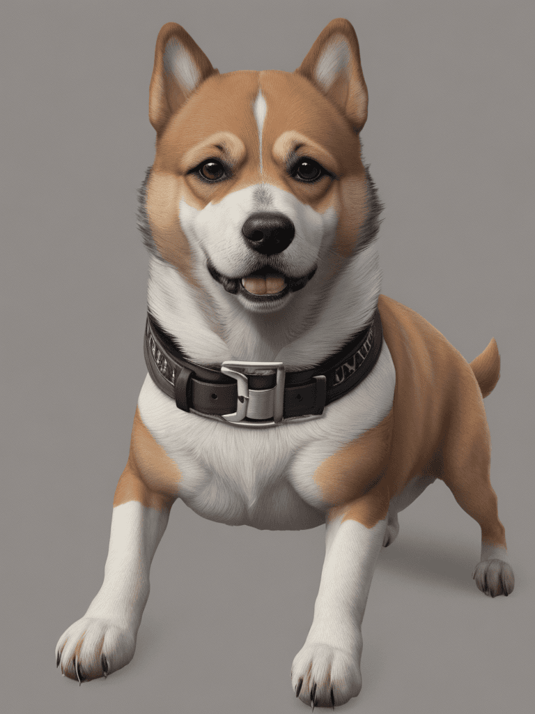 AI generated: un perro pero con pedigree 