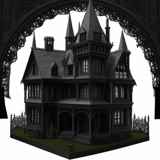AI generated: gothic house
