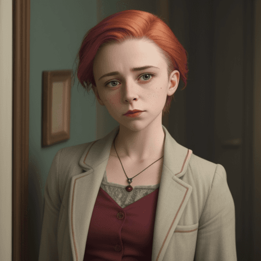 AI generated: Enid Sinclair - Emma Myers (Netflix Series)