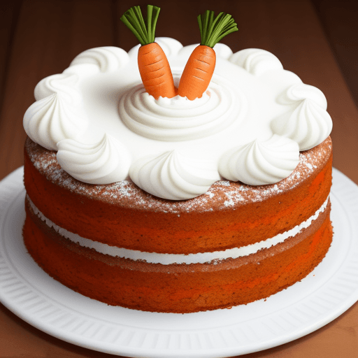 AI generated: draw Carrot Cake with Cream Cheese