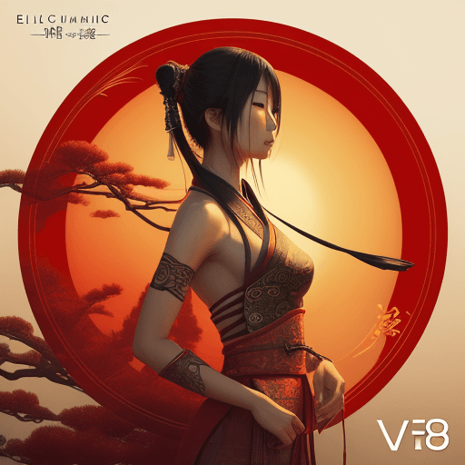 AI generated: delicious, epic, oriental asien, ambient music, album art - V8
