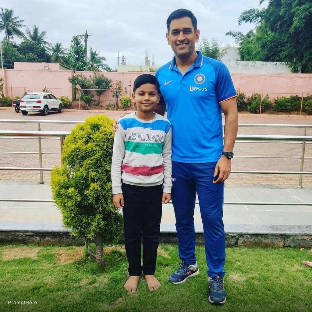 AI generated: Add dhoni with me