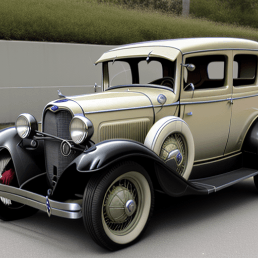 AI generated: 1930s ford car