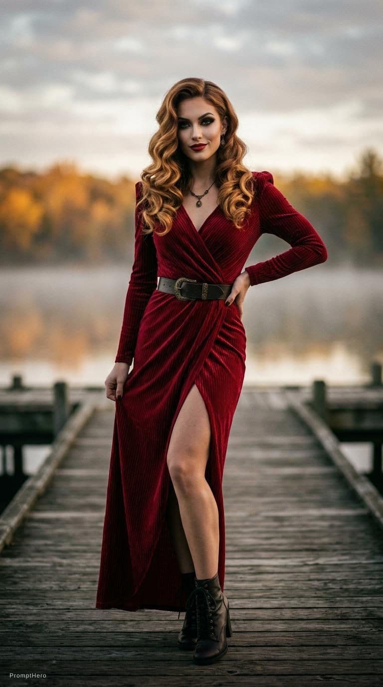 AI generated: Jessica Rabbit beautiful charismatic girl,athletic body, gorgeous figure, interesting shapes, full b...