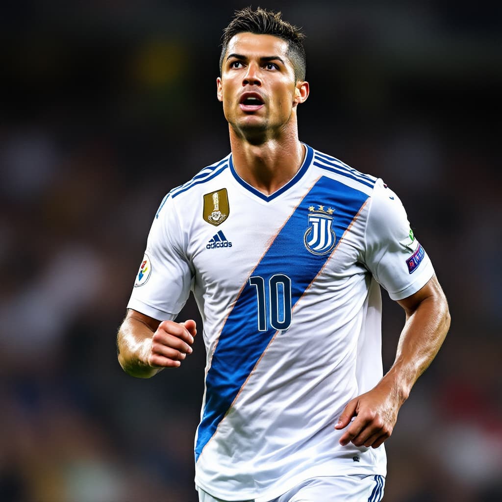 AI generated: Ronaldo soccer esteghlal Iran is gladiator 