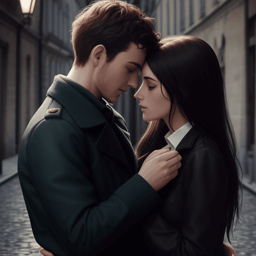 AI generated: 2 amoureux
