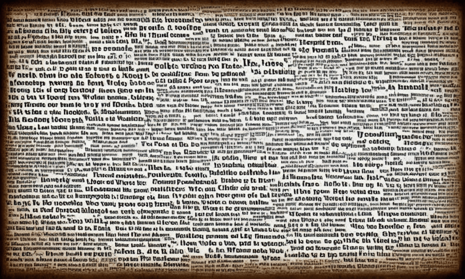 AI generated: writings, manifest titles, collages, very large words,
