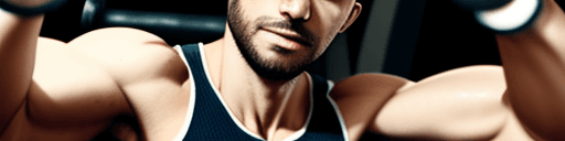 AI generated: selfie of a man at a gym