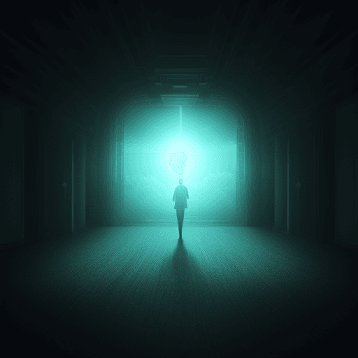AI generated: A cinematic conceptualization that the perception of reality is the manifestation that the mind can ...