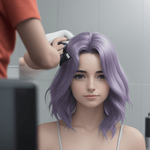 AI generated: CREA UNa imagen de marketing con un producto que hace crecer el pelo en horas
