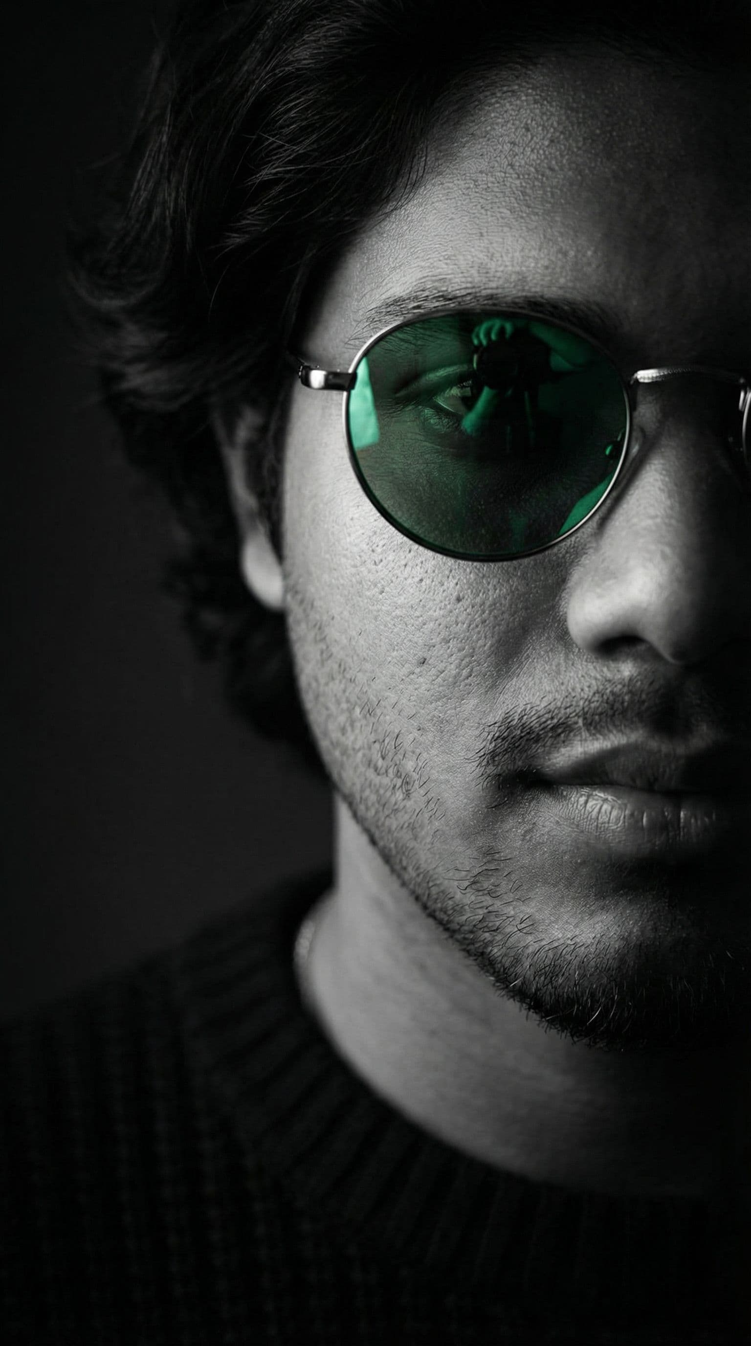 AI generated: {
  "image_request": {
    "prompt": "A photorealistic, ultra-close angled portrait of the provide...