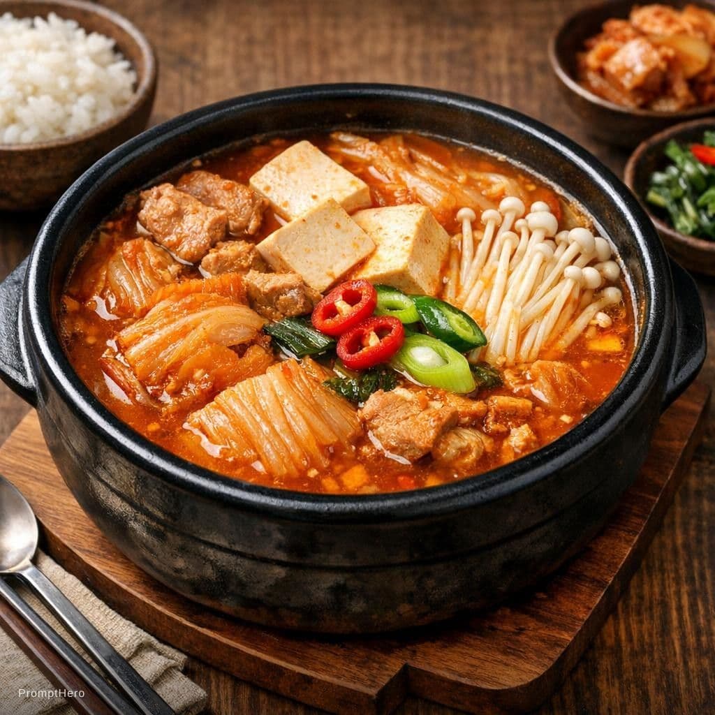 Hero prompt: 김치찌개