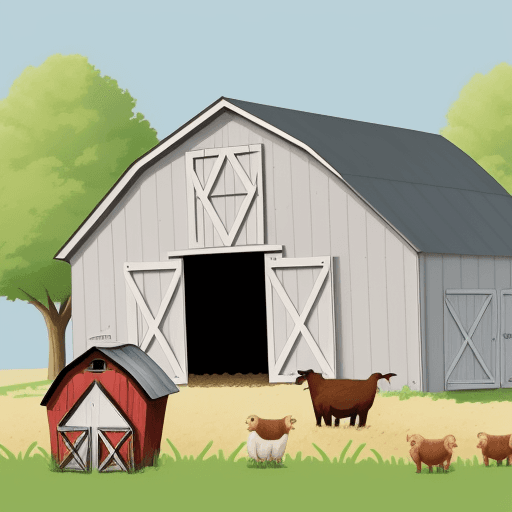 AI generated: a a fARM CLIP ART Cartoob=n


