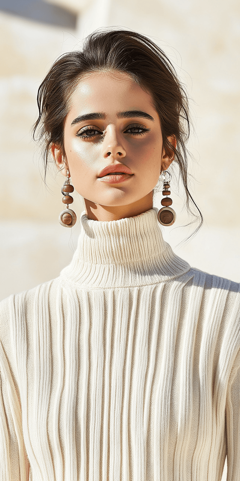 AI generated: fashion photography, cover photo, female model facing the camera, shot on Sony A7 III, photorealisti...