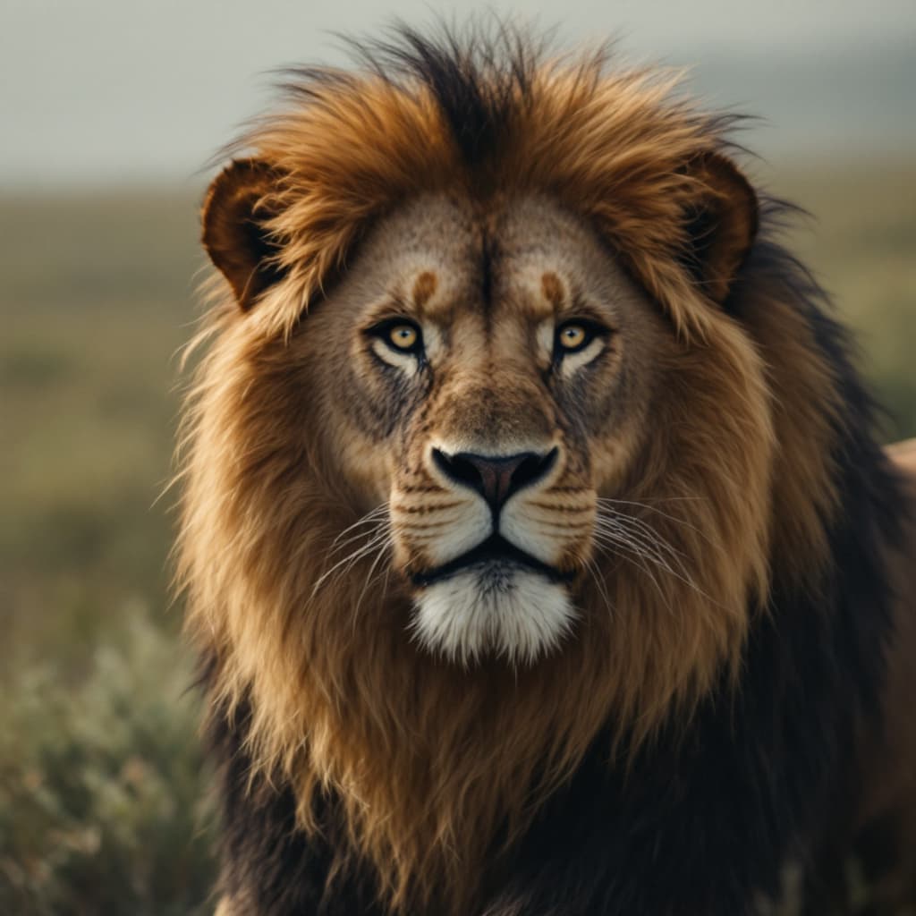 AI generated: lion