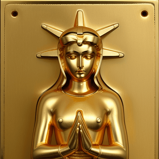 AI generated: Gold Saint of Gemini