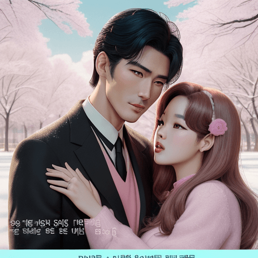 AI generated: 1960s film poster for a romance film, set in South Korea, featuring a woman like Blackpink Rose and ...